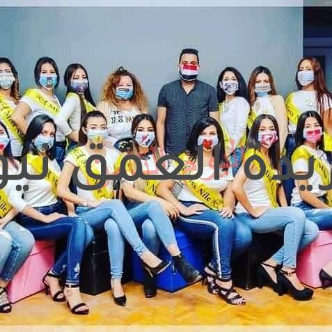 اول ديفليه فى العالم للماسكات الطبيه الملونه استايل لمسابقة بنت النيل بالقاهره