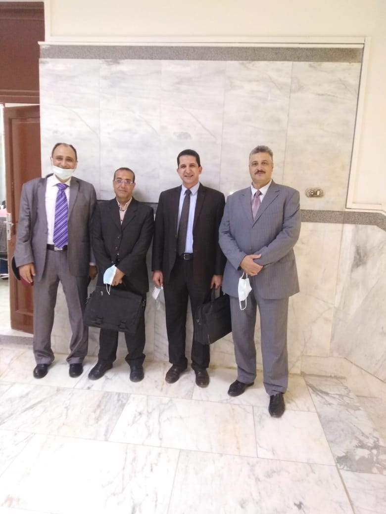 تهنئة بمناسبة حصول الدكتور ايمن يوسف على درجة الاستاذية بعد الدكتوراة