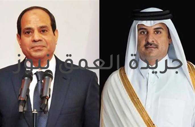 الشيخ تميم يوجه الدعوة للرئيس السيسي لزيارة الدوحة: