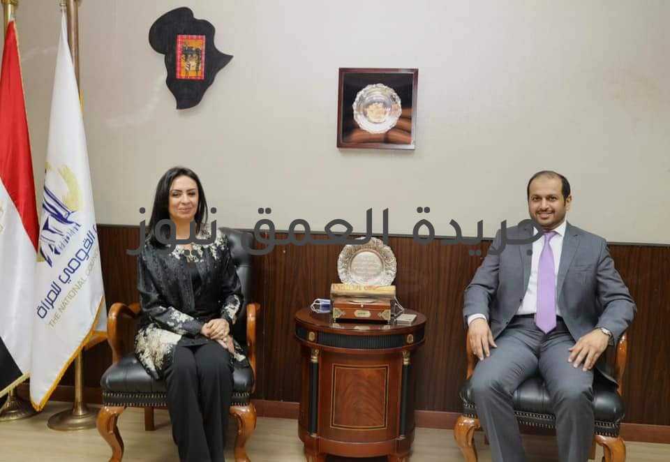 لقاء بين سفير الأمارات ورئيسة المجلس القومي للمرأة لبحث سبل التعاون المشترك بين الأمارات ومصر