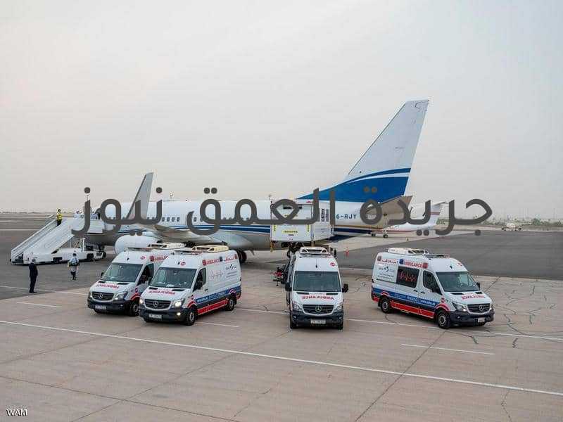 وصول عدد من مصابي انفجار عكار إلى أبوظبي للعلاج