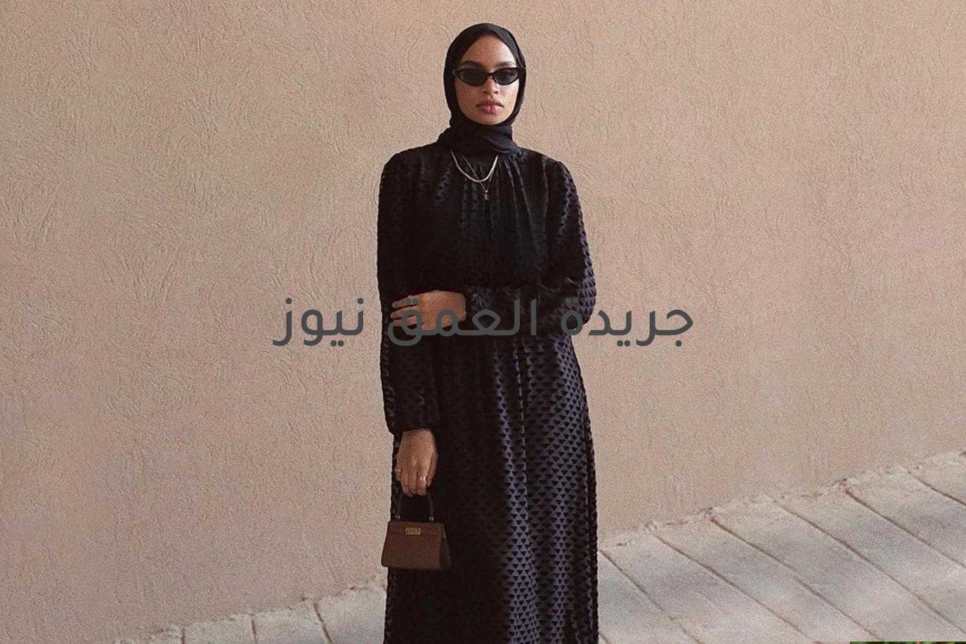 موديلات فساتين محجبات باللون الأسود موضة 2021