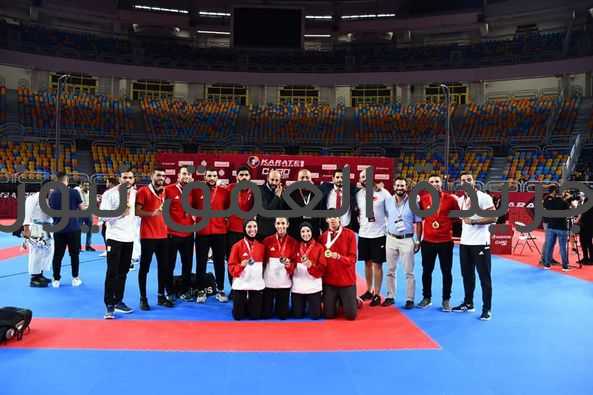 وزير الرياضة يشهد ختام بطولة الدوري العالمي للكاراتيه