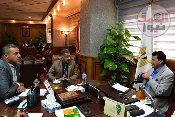 وزير الرياضة يبحث مع اتحاد السلة استعدادات استضافة بطولة العالم للأندية