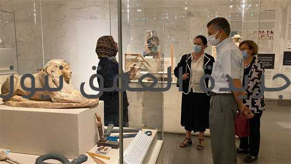 وفد من الأمم المتحدة يزور متحف الحضارة المصرية بالفسطاط