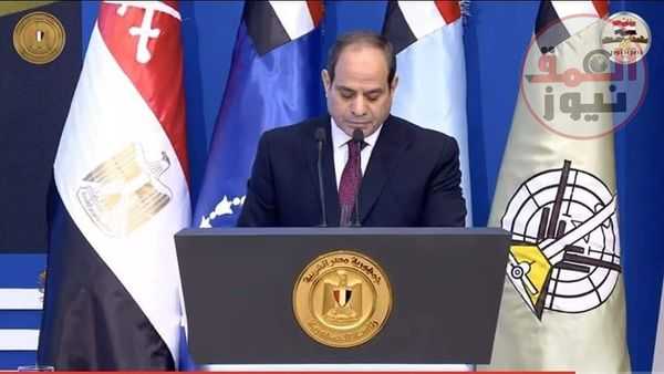 بحضور فخامة الرئيس السيسى جامعة عين شمس تشارك حضور الندوة التثقيفية 34 للقوات المسلحة بعنوان" أكتوبر 73 والعبور للمستقبل"