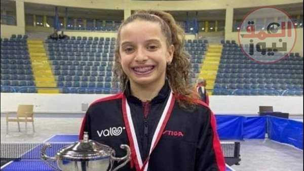 المصرية هنا جودة تتوج بذهبية العالم لتنس الطاولة