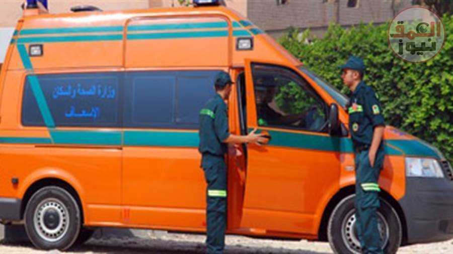 حادث انقلاب سيارة 1 توناية "وإصابة 4 أشخاص بالبحيرة