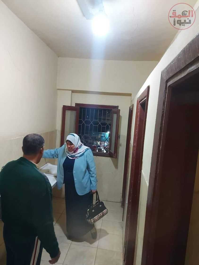 جولة ميدانية ليلية لمدير تعليم الفيوم.بمدرسة الصم بإدارة شرق الفيوم(العمق نيوز)