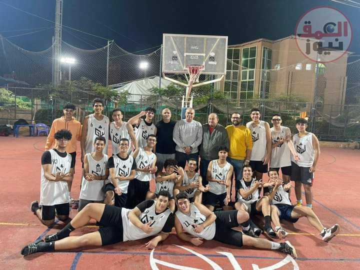 نادى جزيره الورد لكره السله يفوز على نادى الحوار العمق نيوز