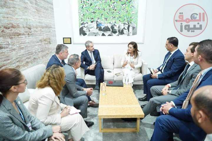 على هامش فعاليات مؤتمر تغير المناخ COP27 بشرم الشيخ:(العمق نيوز)