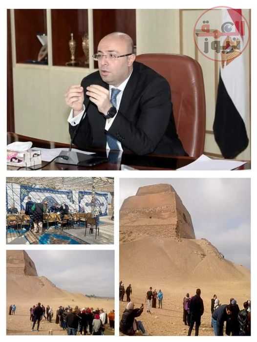 ضمن خطتها لتنشيط قطاع السياحة : بني سويف تستقبل فوجاً سياحياً