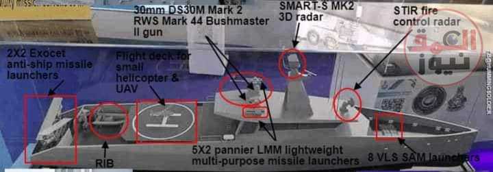 الكورفيت المصري “سي سي – 60 (العمق نيوز) عبدالجواد ابراهيم فى معرض EDEX-2021 تم كشف النقاب عن الكورفيت الشبحى المصرى cc60 - اسم مؤقت - لتكون بداية انطلاق للصناعات البحرية العسكرية المصرية