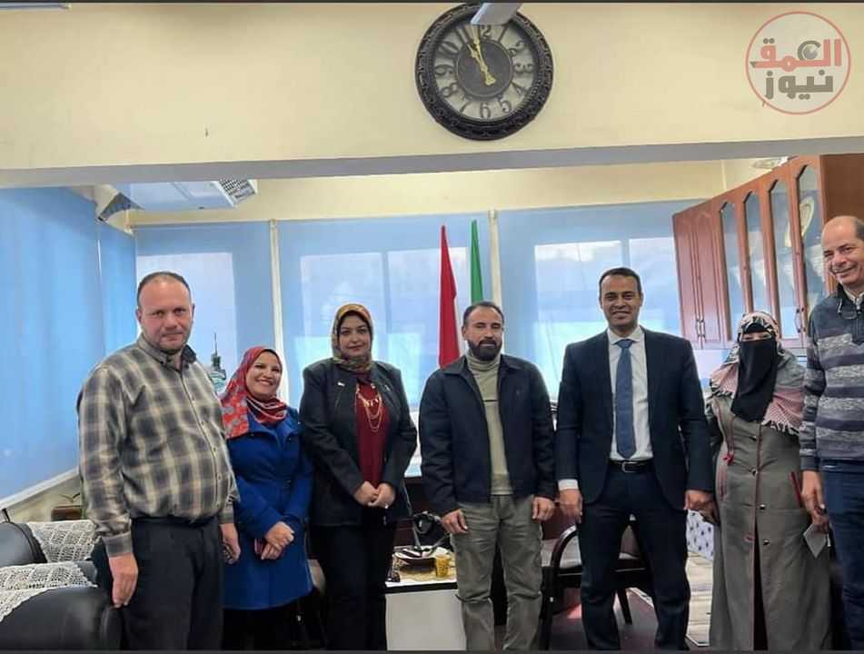 اجتماع تنسيقي بين منطقة اثار الفيوم وكيل وزارة الصحة بمحافظة الفيوم .