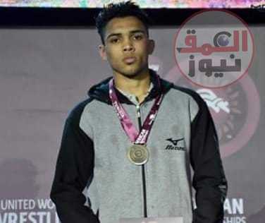 محمد أبو المجد يستعد لبطولة إفريقيا للمصارعة في تونس