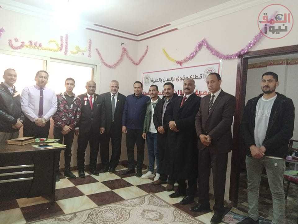 المستشار إسماعيل الأنصاري يفتتح فرع المنظمة بالجيزة
