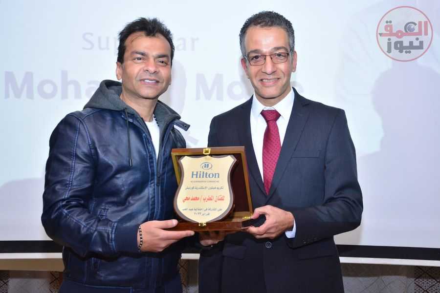 " هيلتون كورنيش الإسكندرية " يكرم " محمد محيي وهدى عمار " فى احتفالية عيد الحب