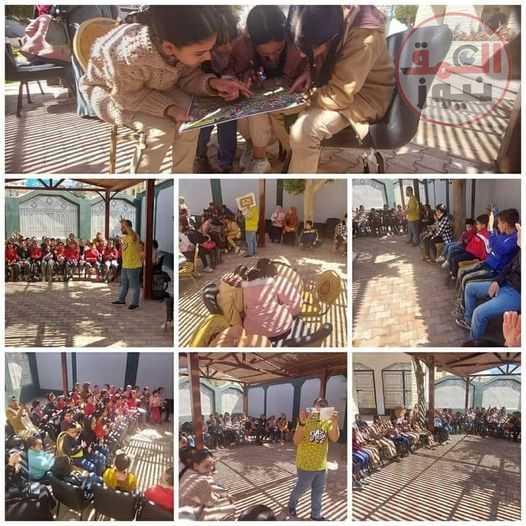 حملة "أقرأ ، فكر لمستقبل أفضل" تنظيم ٣ جلسات حكي بفرع مكتبة مصر العامة بالدلنجات