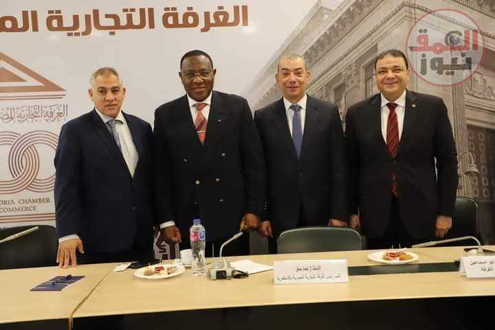 البديوى يشارك فاعليات استقبال مجلس ادارة الغرفة التجارية لسفير دولة الكاميرون