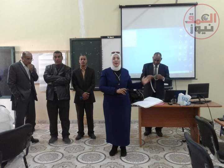 "رشاد" تتفقد انطلاق تدريب المعلمين بمسابقة الـ 30 ألف معلم بمركز التنمية المهنية النموذجي بدشنا