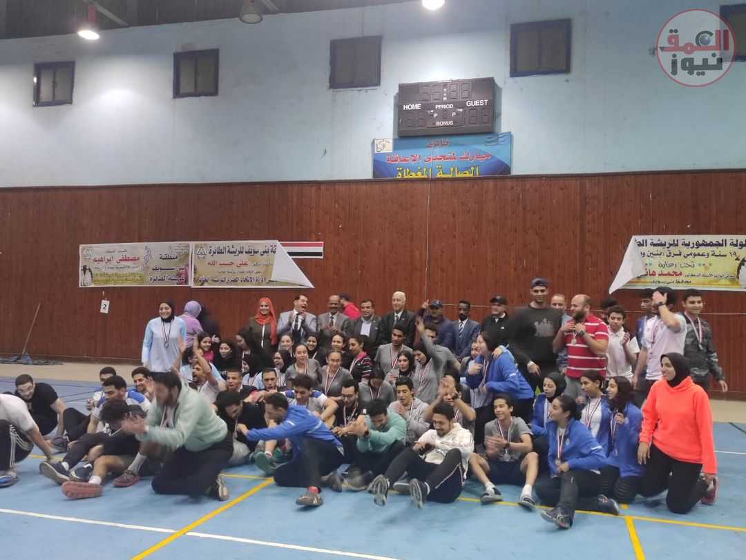 إنتصار محمد عبدالباقي أول سيدة في بني سويف رئيس لمنطقة الريشة الطائرة