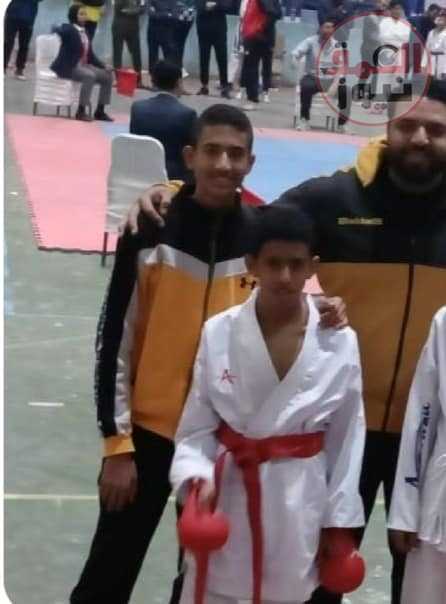 " يوسف هشي" إبن القصير الحاصل علي المركز الأول لبطولة الكاراتيه باسوان والمؤهلة للجمهورية
