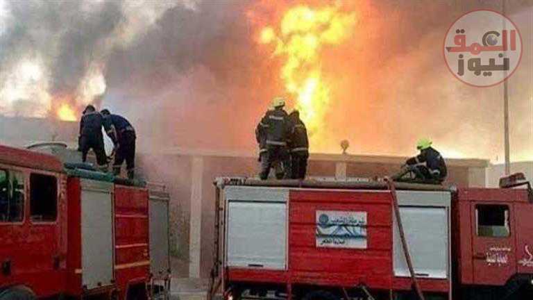 مصاب وخسائر بالآلاف.. حريق يلتهم محل ملابس في طنطا