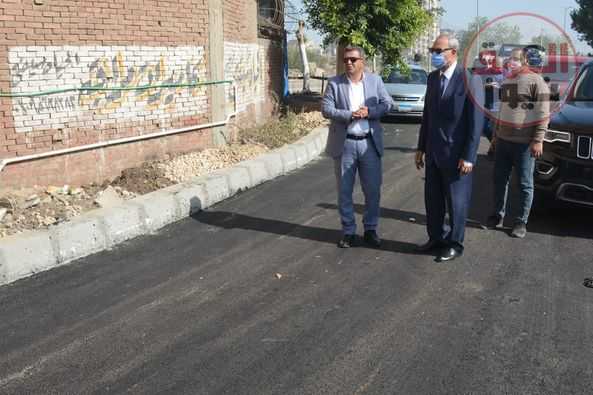 محافظ القليوبيه يقوم بجوله ميدانيه بمدينه بنها لمتابعه اعمال تطوير شارع فريد ندا