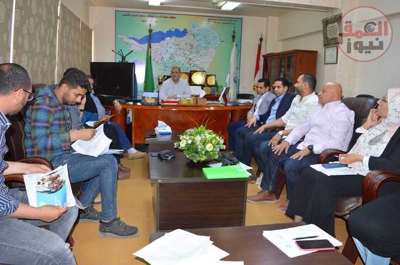رئيس مياه الفيوم يتابع الموقف التنفيذي لمشروعات المبادرة الرئاسية " حياة كريمة "