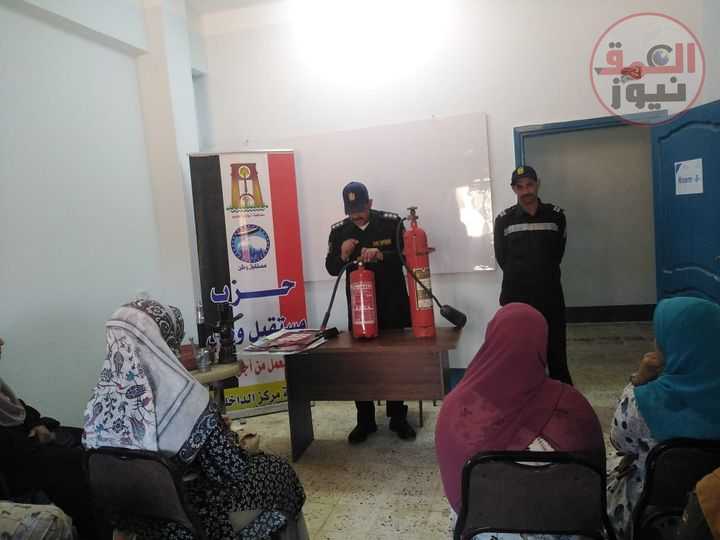 الداخلية تجري ورشة تدريب لسيدات واحات الوادي الجديد عن طرق مواجهة الحرائق