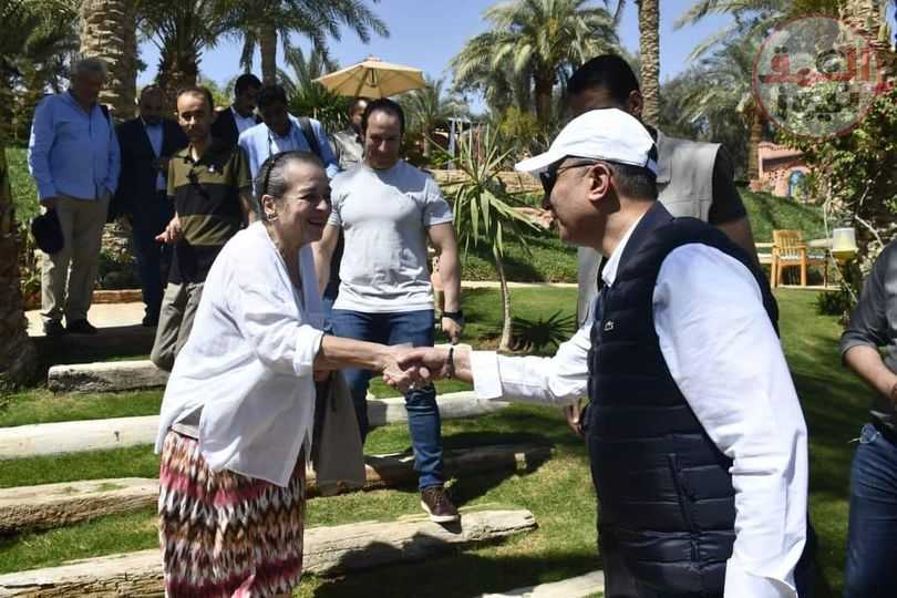 محافظ الفيوم يستقبل صاحبة السمو الملكي الأردني الأميرة "عالية بنت الحسين" ووزيرة البيئة