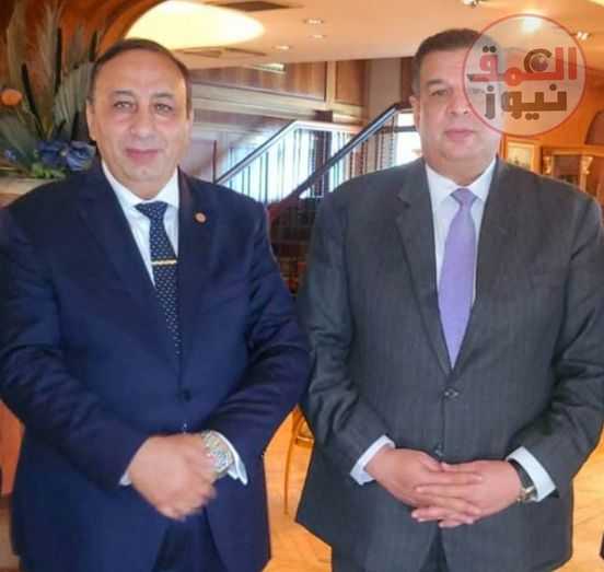 رئيس قطاع شمال وغرب الدلتا حزب " حماة الوطن " يلتقى رئيس تحرير جريدة الجمهورية