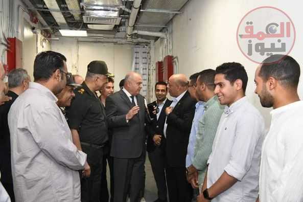 محافظ قنا مشروع محطة التحكم الأرضية للقمر الصناعي المصري طيبة ١