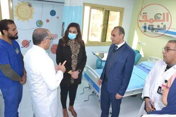 نائب محافظ البحيرة تتفقد معهد الأورام بدمنهور