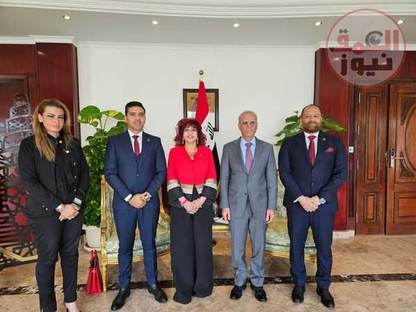 استقبال سفير العراق لوفد المستثمرات العرب