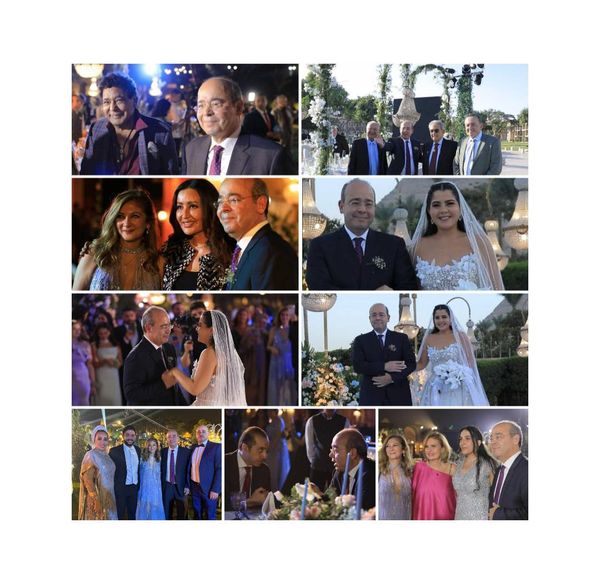 زفاف أسطوري لابنة الإعلامي عبد اللطيف المناوي يجمع نجوم السياسة والفن في ميناهاوس