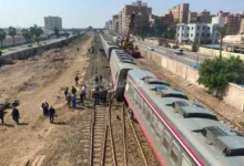 جثة ومصاب على شريط السكة الحديد ببنها